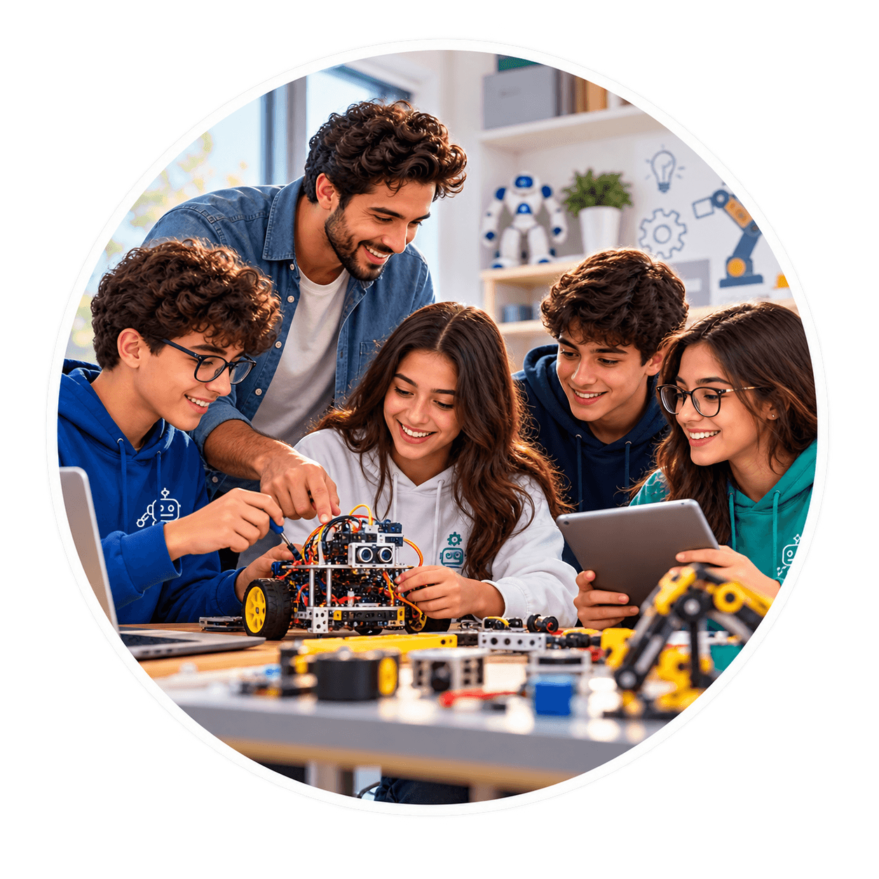 Formation et atelier de robotique Houna